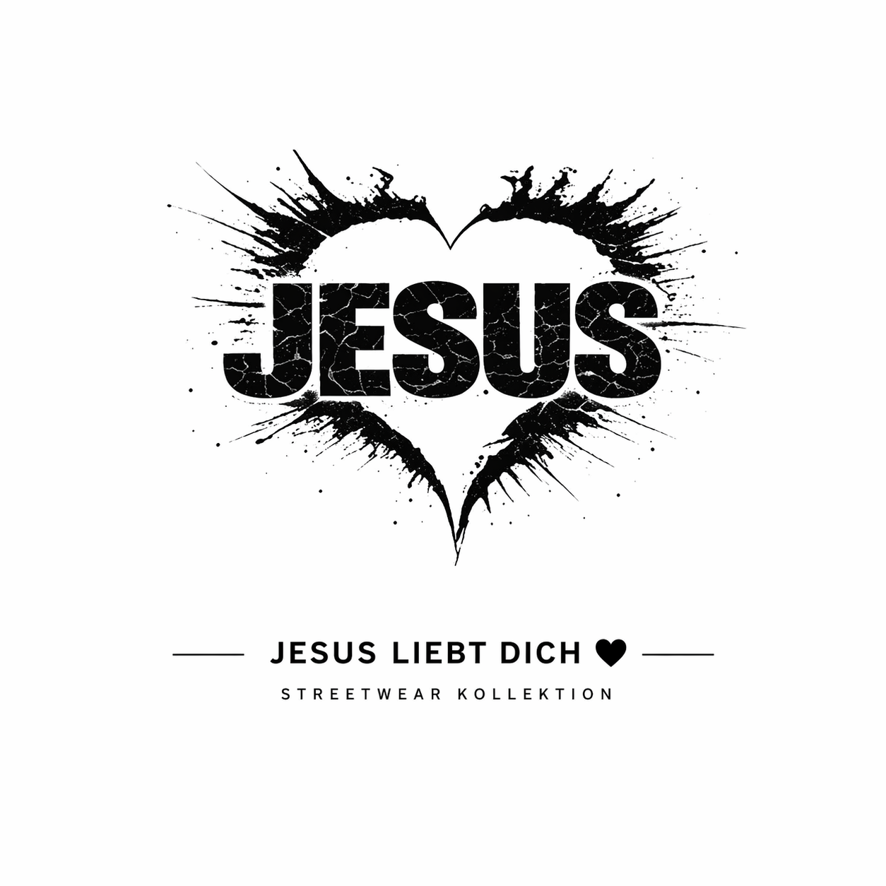 JESUS LIEBT DICH 🤍 Streetwear Kollektion